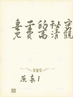 妻子的秘密短剧免费高清观看全集