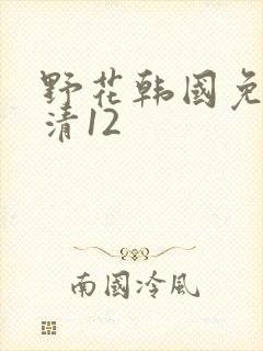 野花韩国免费高清12