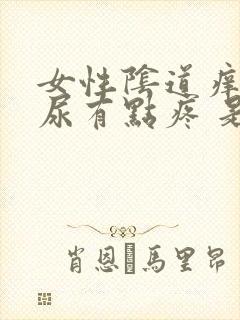 女性阴道痒 排尿有点疼 是怎么回事