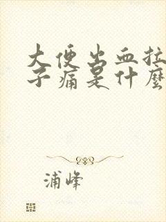 大便出血拉血肚子痛是什么原因封面