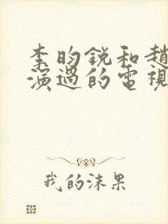 李昀锐和赵露思演过的电视剧