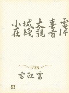 小城大事电视剧在线观看14集