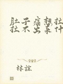 肚子痛想拉屎又拉不出来什么原因