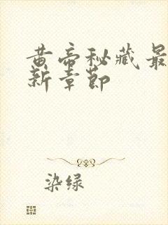 黄帝秘藏最新更新章节