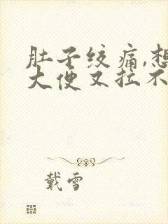 肚子绞痛,想拉大便又拉不出来是什么原因