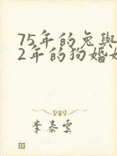 75年的兔与82年的狗婚姻怎么样