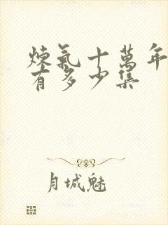 炼气十万年一共有多少集封面