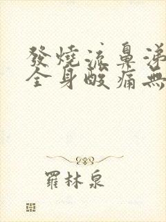 发烧流鼻涕头痛全身酸痛无力怕冷