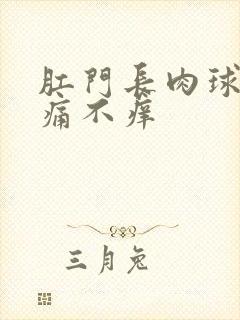 肛门长肉球 不痛不痒封面