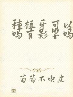 种植牙可以洗牙吗有影响吗