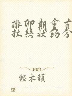 排卵期会有透明拉丝状的分泌物封面