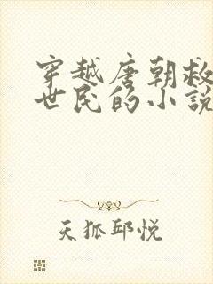 穿越唐朝救了李世民的小说