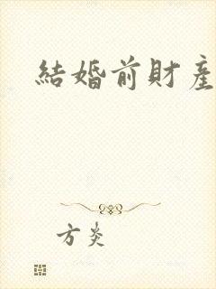 结婚前财产公证