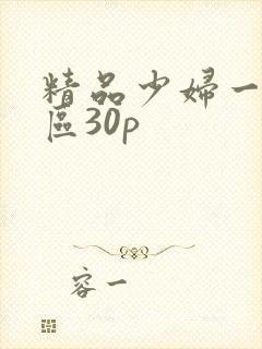 精品少妇一区二区30p封面