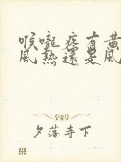 喉咙疼有黄痰是风热还是风寒