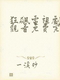 狂飙电视剧在线观看免费完整版星辰影视封面