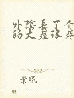 外阴长了个硬硬的大痘很疼封面