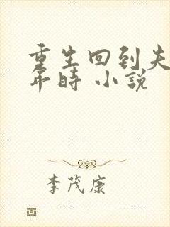 重生回到夫君少年时 小说封面