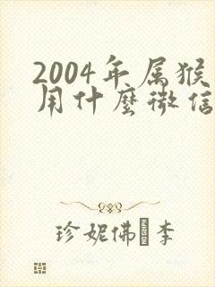 2004年属猴用什么微信头像运气好