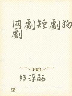 网剧短剧狗血爽剧