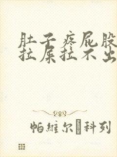 肚子疼屁股疼想拉屎拉不出来怎么回事