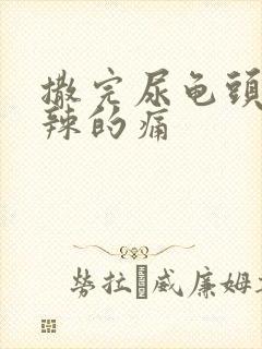 撒完尿龟头火辣辣的痛