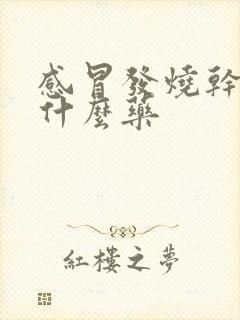 感冒发烧干咳吃什么药