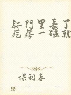 肛门里长了一个疙瘩一碰就疼