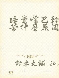 睡觉嘴巴干,嘴苦什么原因