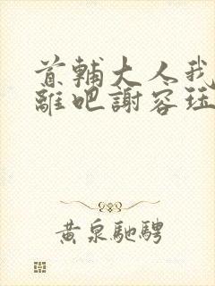 首辅大人我们和离吧谢容珏封面