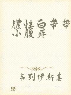 脓性白带带血丝小腹疼