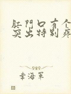 肛门口有个肉球突出特别疼