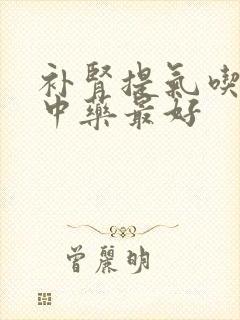 补肾提气吃什么中药最好封面