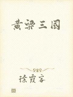 黄粱三国封面