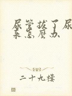 尿管拔了尿不出来怎么办