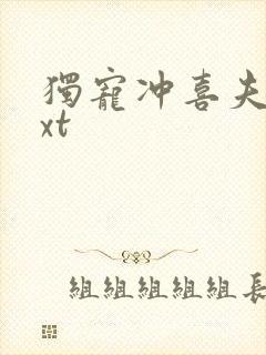 独宠冲喜夫郎txt