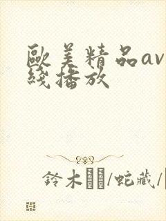 欧美精品av在线播放