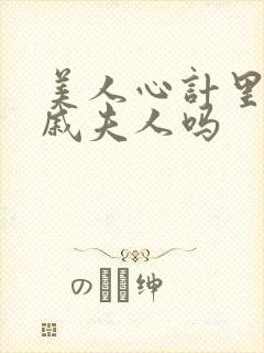 美人心计里面有戚夫人吗