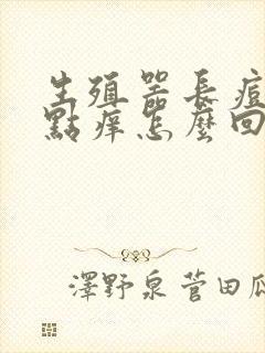 生殖器长痘痘有点痒怎么回事