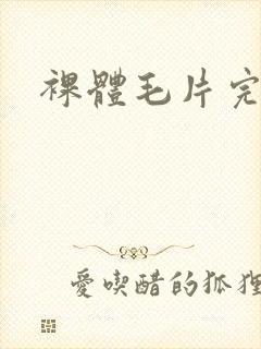 裸体毛片完整版