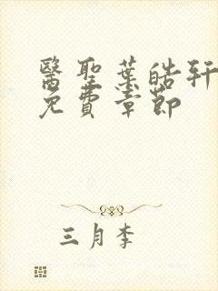 医圣叶皓轩全文免费章节