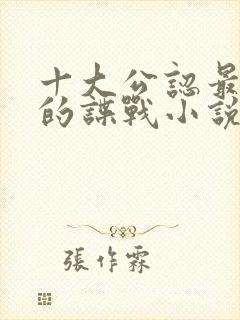 十大公认最好看的谍战小说