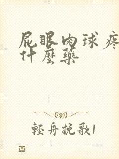 屁眼肉球疼痛用什么药