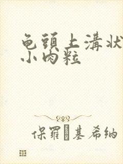 龟头上沟状处有小肉粒封面