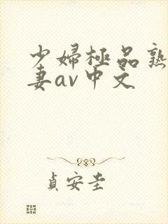 少妇极品熟妇人妻av中文