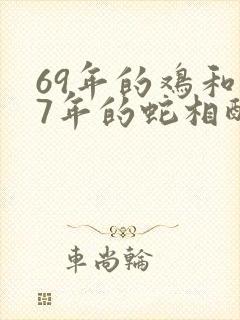 69年的鸡和77年的蛇相配吗