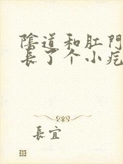 阴道和肛门之间长了个小疙瘩