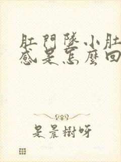 肛门坠小肚子胀感是怎么回事