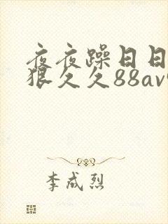夜夜躁日日躁狠狠久久88av91