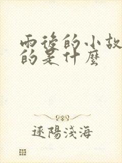 雨后的小故事说的是什么